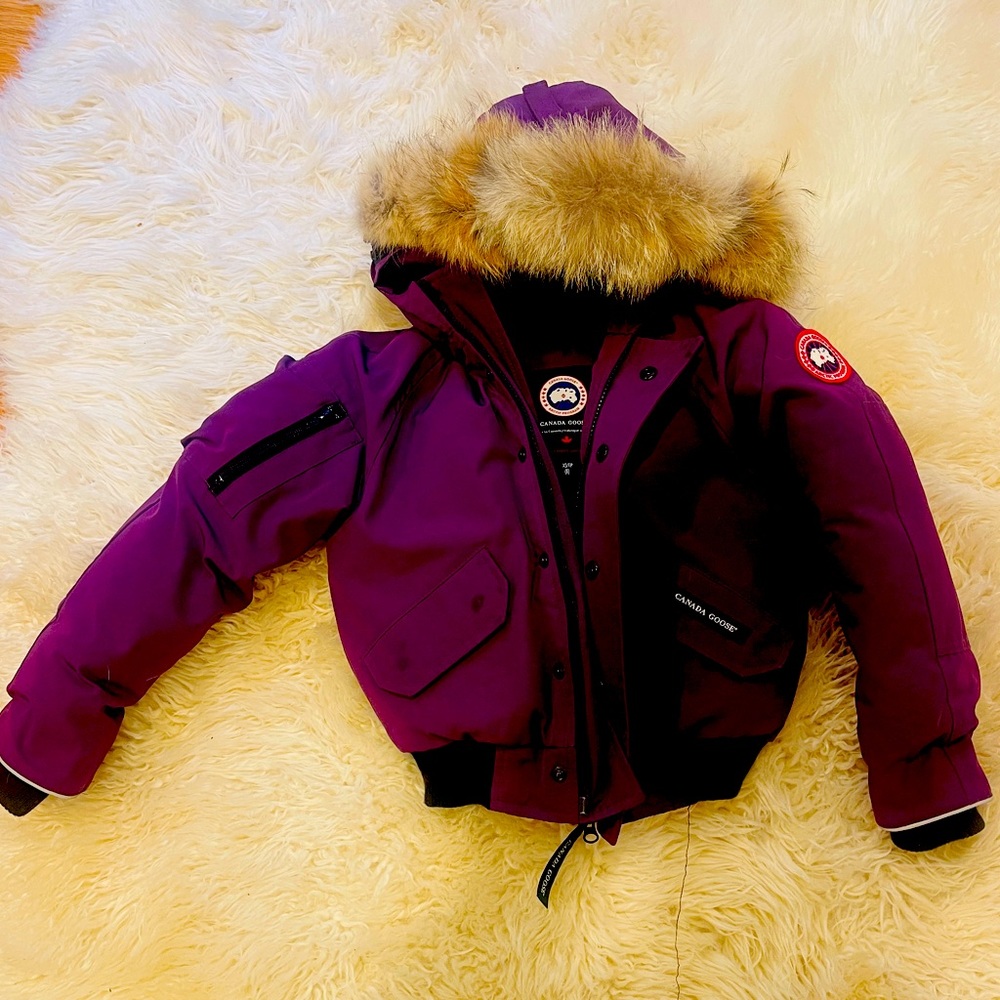 CANADA GOOSE
Unisex Rundle Hooded Bomber Jacket - Little Kid (XS 6) - Picture 3 of 5